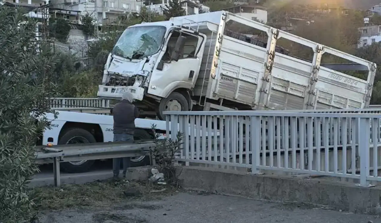 Hatay’da Hayvan Taşıyan TIR Alev Alarak Devrildi! 2 Can Kaybı 5